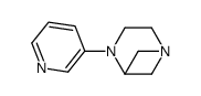 1,4-Diazabicyclo[3.1.1]heptane,4-(3-pyridinyl)-(9CI) structure