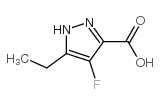 1H-Pyrazole-3-carboxylicacid,5-ethyl-4-fluoro-(9CI)结构式