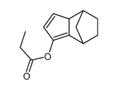 3a,4,7,7a-tetrahydro-4,7-methano-1H-indenyl propionate结构式