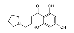 4-pyrrolidin-1-yl-1-(2,4,6-trihydroxyphenyl)butan-1-one Structure