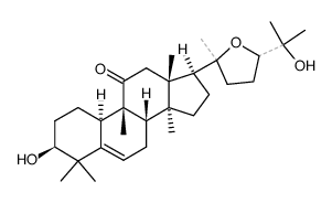 (10α,24S)-20,24-Epoxy-3,25-dihydroxy-9β-methyl-19-norlanost-5-en-11-one Structure