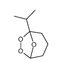 1-isopropylcyclopentene-1 ozonide Structure