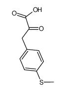 BENZENEPROPANOIC ACID, 4-(METHYLTHIO)-.ALPHA.-OXO- Structure