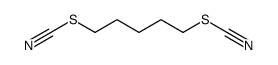 1,5-dithiocyanatopentane Structure