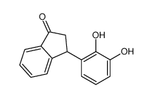 3-(2,3-dihydroxyphenyl)-2,3-dihydroinden-1-one Structure