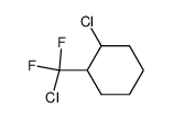 1-chloro-2-(chlorodifluoromethyl)cyclohexane结构式