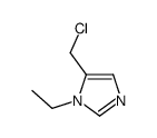 5-CHLOROMETHYL-1-ETHYL-1H-IMIDAZOLE structure