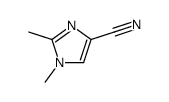 1H-Imidazole-4-carbonitrile,1,2-dimethyl-(9CI) Structure