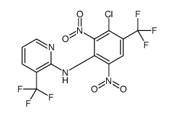 N-[3-chloro-2,6-dinitro-4-(trifluoromethyl)phenyl]-3-(trifluoromethyl)pyridin-2-amine结构式