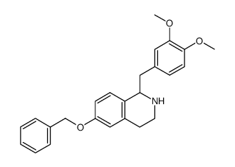 1-(3,4-Dimethoxybenzyl)-6-benzyloxy-1,2,3,4-tetrahydroisoquinoline结构式