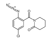 1-(2-azido-5-chlorobenzoyl)piperidin-2-one结构式