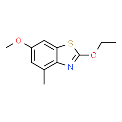 Benzothiazole, 2-ethoxy-6-methoxy-4-methyl- (9CI)结构式