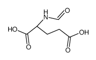 N-formyl-DL-glutamic acid结构式