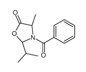 (2R,4S)-3-benzoyl-4-methyl-2-propan-2-yl-1,3-oxazolidin-5-one Structure