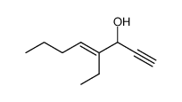 4-ETHYL-3-HYDROXY-4-OCTNEN-1-YNE结构式