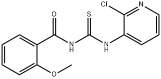 N-[(2-chloropyridin-3-yl)carbamothioyl]-2-methoxybenzamide Structure