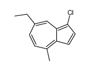 1-chloro-7-ethyl-4-methylazulene Structure