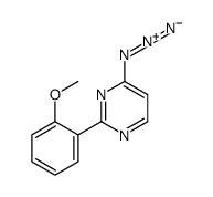 4-azido-2-(2-methoxyphenyl)pyrimidine Structure