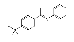 N-phenyl-1-[4-(trifluoromethyl)phenyl]ethanimine结构式