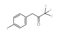 1,1,1-三氟-3-(4-碘苯基)-2-丙酮结构式