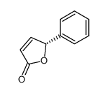 (+)-(R)-5-phenyl-furan-2-(5H)-one Structure