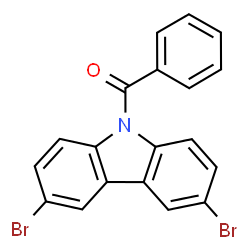 9-Benzoyl-3,6-dibromo-9H-carbazole Structure