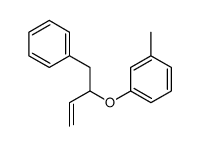 1-methyl-3-(1-phenylbut-3-en-2-yloxy)benzene结构式