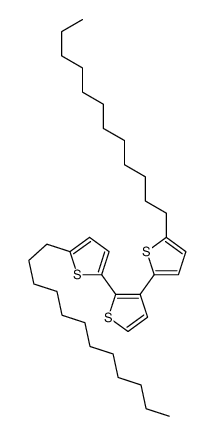 2,3-bis(5-dodecylthiophen-2-yl)thiophene Structure