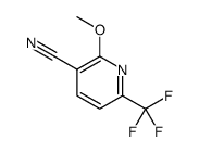 3-Pyridinecarbonitrile, 2-methoxy-6-(trifluoromethyl) Structure