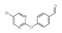 4-((5-BROMOPYRIMIDIN-2-YL)OXY)BENZALDEHYDE结构式