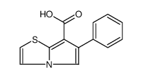 6-苯基吡咯并[2,1-b]噻唑-7-羧酸结构式