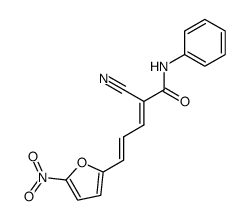 N-Anilino-4-<5-nitro-furfuryliden>-2-cyan-crotonamid Structure