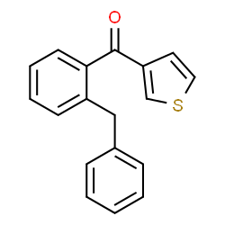 (2-BENZYLPHENYL)(THIOPHEN-3-YL)METHANONE structure