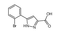 3-(2-Bromophenyl)-1H-pyrazole-5-carboxylic acid图片