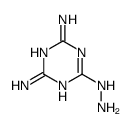 6-hydrazinyl-1,3,5-triazine-2,4-diamine结构式