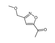 Ethanone, 1-[3-(methoxymethyl)-5-isoxazolyl]- (9CI)结构式