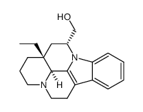 (-)-3S,16R,14R-14,15-dihydro-14-hydroxymethyl-eburnamenine Structure