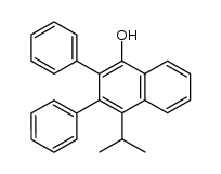 4-isopropyl-2,3-diphenylnaphthalen-1-ol Structure