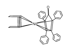 (η4-1,5-cyclooctadiene){(2-5-η)-2,3,4,5-tetraphenyl-2,4-cyclopentadien-1-one}nickel(0)结构式