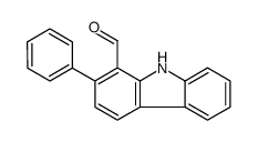 2-phenyl-9H-carbazole-1-carbaldehyde Structure