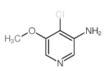 4-Chloro-5-methoxypyridin-3-amine Structure