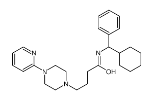 N-[cyclohexyl(phenyl)methyl]-4-(4-pyridin-2-ylpiperazin-1-yl)butanamide Structure