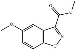 5-Methoxy-benzo[d]isoxazole-3-carboxylic acid methyl ester结构式