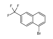 1-Bromo-6-(trifluoromethyl)naphthalene structure