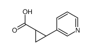 (1R,2S)-2-(3-Pyridinyl)cyclopropanecarboxylic acid Structure