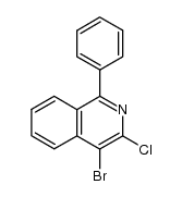 4-Bromo-3-chloro-1-phenylisoquinoline Structure