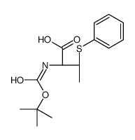 BOC-(2R,3S)-2-AMINO-3-(PHENYLTHIO)BUTANOIC ACID Structure