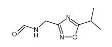 Formamide, N-[[5-(1-methylethyl)-1,2,4-oxadiazol-3-yl]methyl]- (9CI)结构式