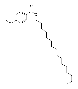 hexadecyl 4-(dimethylamino)benzoate结构式