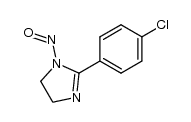 2-(4-chlorophenyl)-1-nitroso-4,5-dihydro-1H-imidazole Structure